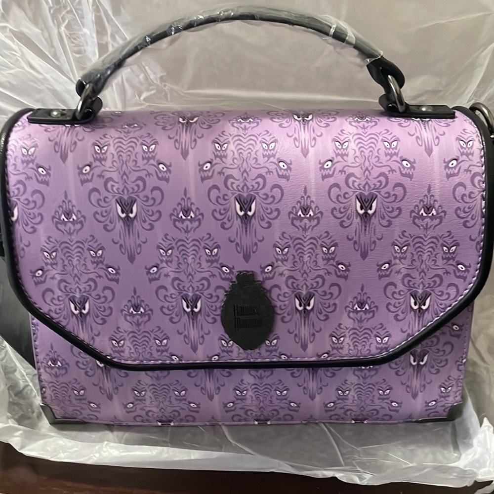 The Haunted Mansion Loungefly Crossbody Bag; New